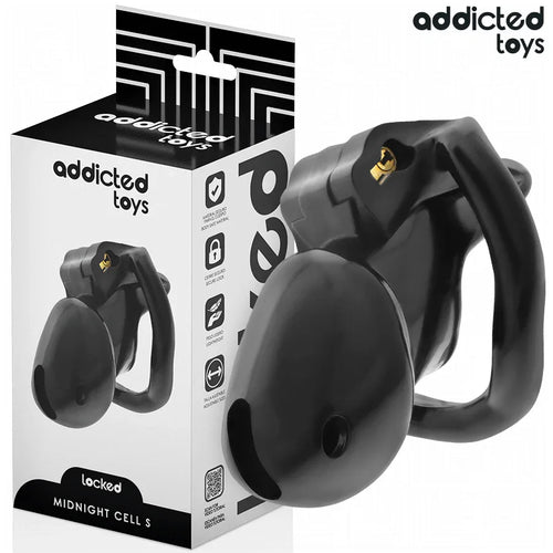 ADDICTED TOYS LOCKED - MINDNIGHT CELL PENISKÄFIG GRÖSSE S 4.8 CM - Vanelion Paradise
