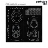 ADDICTED TOYS LOCKED - ETERNAL LOCK PENISKÄFIG 9 CM - Vanelion Paradise