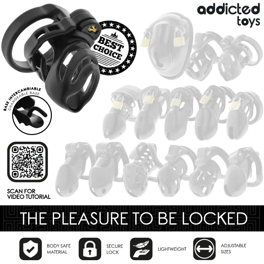 ADDICTED TOYS LOCKED - ETERNAL LOCK PENISKÄFIG 9 CM - Vanelion Paradise