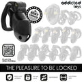 ADDICTED TOYS LOCKED - MINDNIGHT CELL PENISKÄFIG 4.2 CM GRÖSSE M - Vanelion Paradise