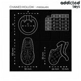 ADDICTED TOYS LOCKED - ANGEKETTETER HOHLPENISKÄFIG 10,5 CM - Vanelion Paradise