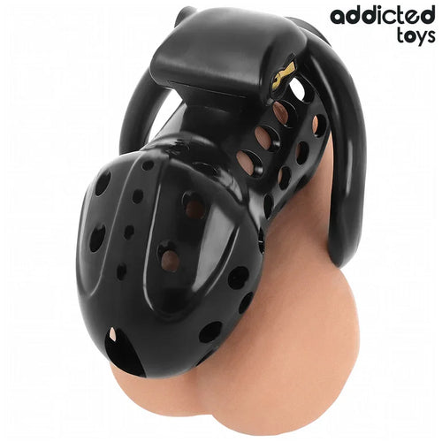 ADDICTED TOYS LOCKED - ANGEKETTETER HOHLPENISKÄFIG 10,5 CM - Vanelion Paradise