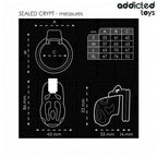 ADDICTED TOYS LOCKED - VERSIEGELTER PENISKÄFIG 8 CM - Vanelion Paradise
