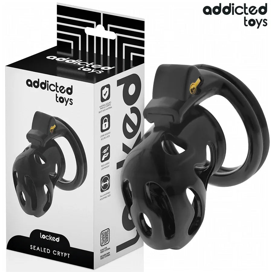 ADDICTED TOYS LOCKED - VERSIEGELTER PENISKÄFIG 8 CM - Vanelion Paradise
