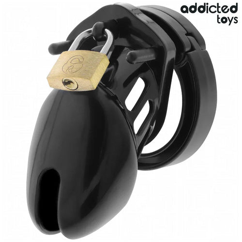 ADDICTED TOYS LOCKED - OBSIDIAN HOLD PENISKÄFIG GRÖSSE S - Vanelion Paradise