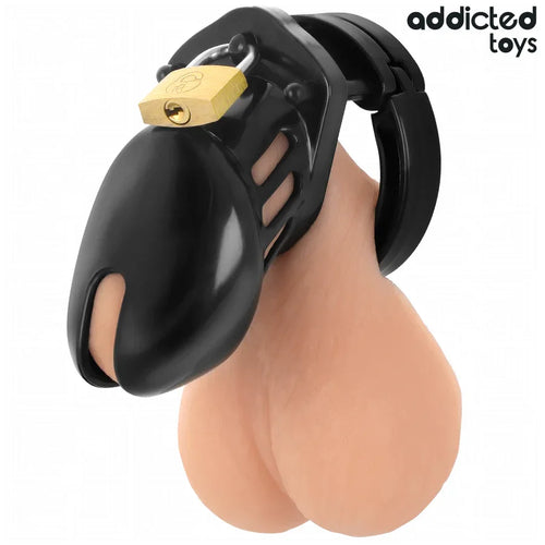 ADDICTED TOYS LOCKED - OBSIDIAN HOLD PENISKÄFIG GRÖSSE S - Vanelion Paradise