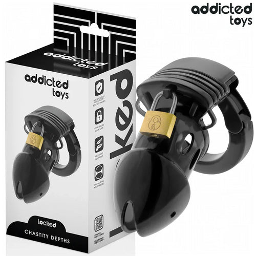 ADDICTED TOYS LOCKED - CHASTITY DEPTHS PENISKÄFIG 7,5 CM - Vanelion Paradise