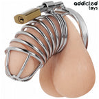 ADDICTED TOYS LOCKED - IRON CELL METALL-PENISKÄFIG 5 CM GRÖSSE L - Vanelion Paradise