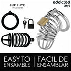 ADDICTED TOYS LOCKED - IRON CELL METALL-PENISKÄFIG 5 CM GRÖSSE L - Vanelion Paradise