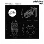 ADDICTED TOYS LOCKED - IRON CELL METALL-PENISKÄFIG 5 CM GRÖSSE L - Vanelion Paradise