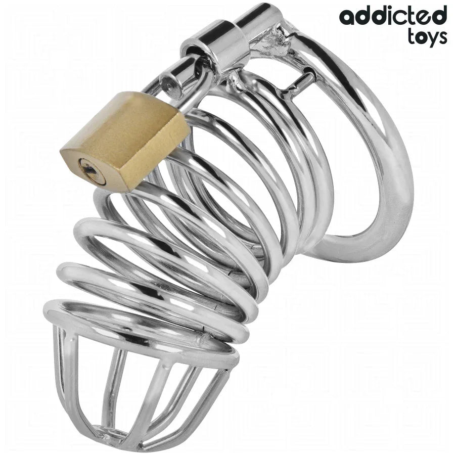 ADDICTED TOYS LOCKED - IRON CELL METALL-PENISKÄFIG 5 CM GRÖSSE L - Vanelion Paradise