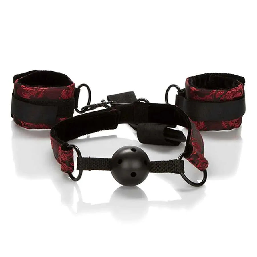 CALEXOTICS - SCANDAL ATMUNGSAKTIVER BALLKNEBEL MIT HANDSCHELLEN - Vanelion Paradise