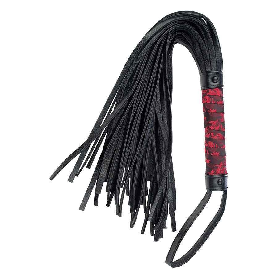 Scandal Black Whip – luxuriöse BDSM Peitsche - Vanelion Paradise