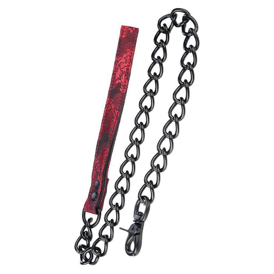 Scandal BDSM Leine mit Metallkette & Griff – CALEXOTICS - Vanelion Paradise