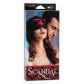 CALEXOTICS – SCANDAL BLICKDICHTE AUGENMASKE MIT ROTEN DETAILS - Vanelion Paradise