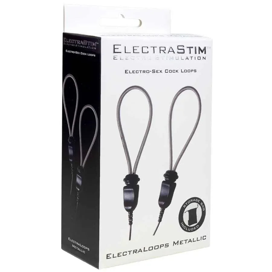 ELECTRASTIM - ELECTRALOOPS E-STIM VERSTELLBARE PENISRINGE AUS METALL - Vanelion Paradise