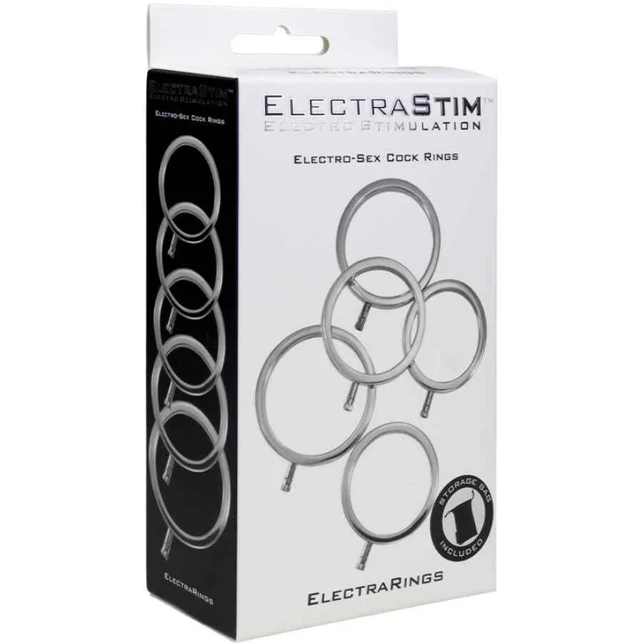 ELECTRASTIM - ELECTRARINGS METALL-PENISRINGE 5ER-PACK - Vanelion Paradise