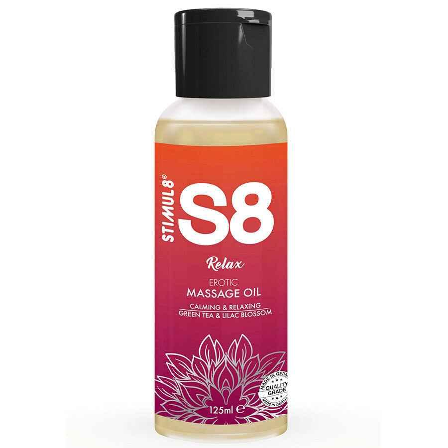 STIMUL8 - S8 RELAX GRÜNER TEE MASSAGEÖL 125 ML - Vanelion Paradise