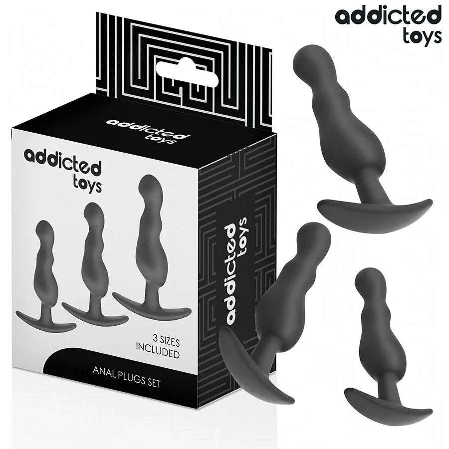 ADDICTED TOYS - 3ER-SET ANALPLUG MODELL 1 - Vanelion Paradise