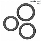 ADDICTED TOYS - SET AUS FLACHEN SILIKONRINGEN - Vanelion Paradise
