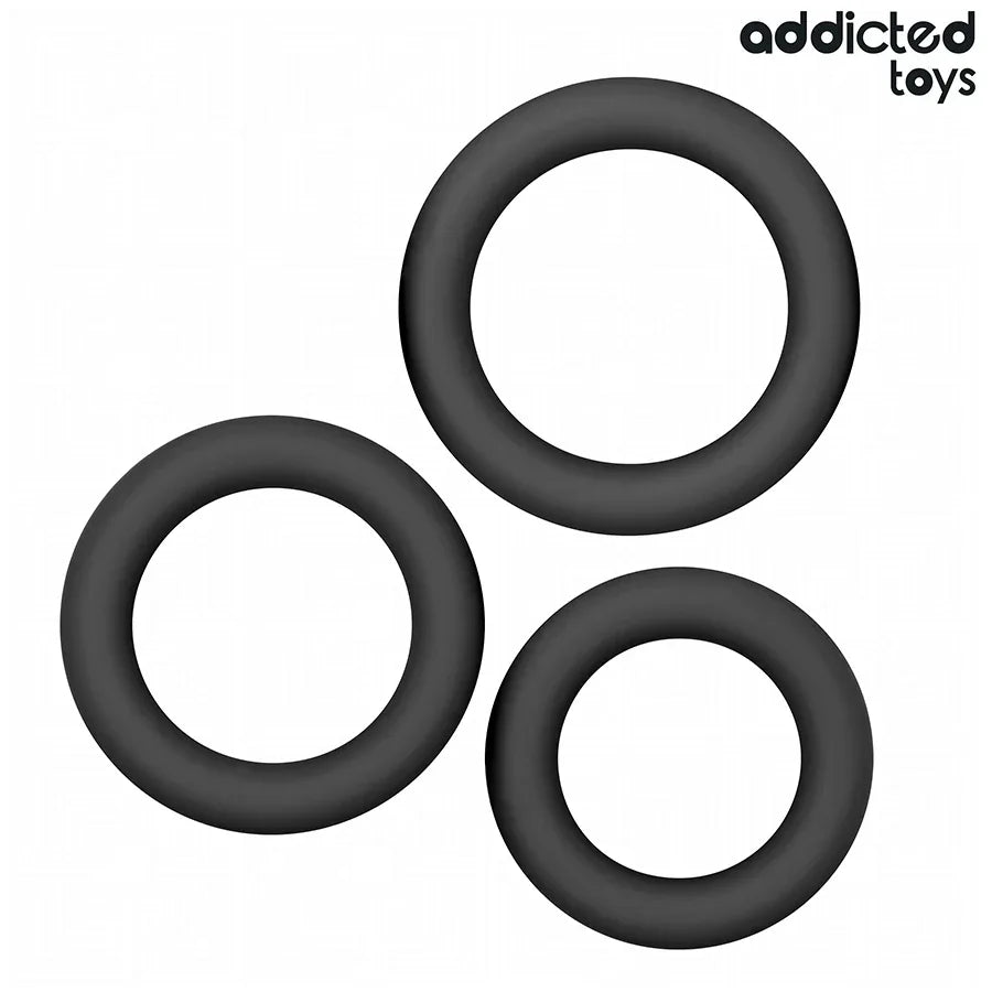 ADDICTED TOYS - SET SILIKONRINGE MODELL 1 - Vanelion Paradise