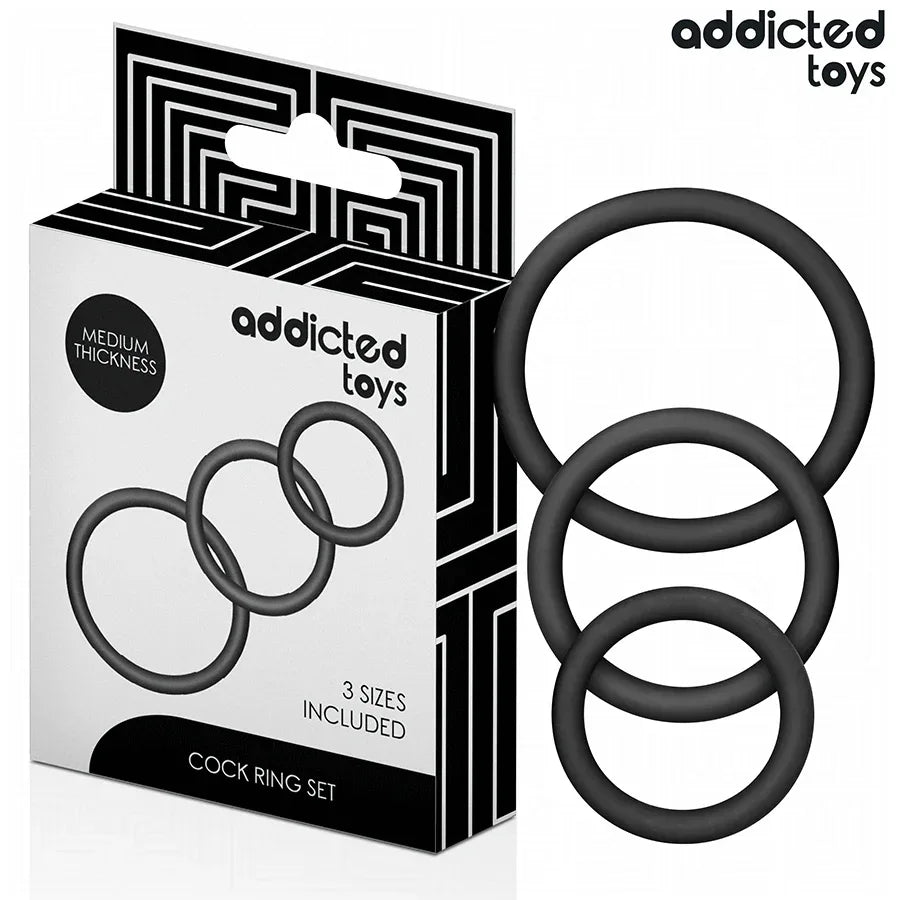 ADDICTED TOYS - SET SILIKONRINGE MODELL 2 - Vanelion Paradise