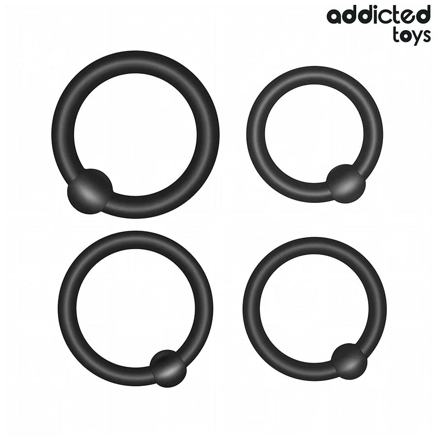 ADDICTED TOYS - SET AUS DRUCKRINGEN AUS SILIKON - Vanelion Paradise