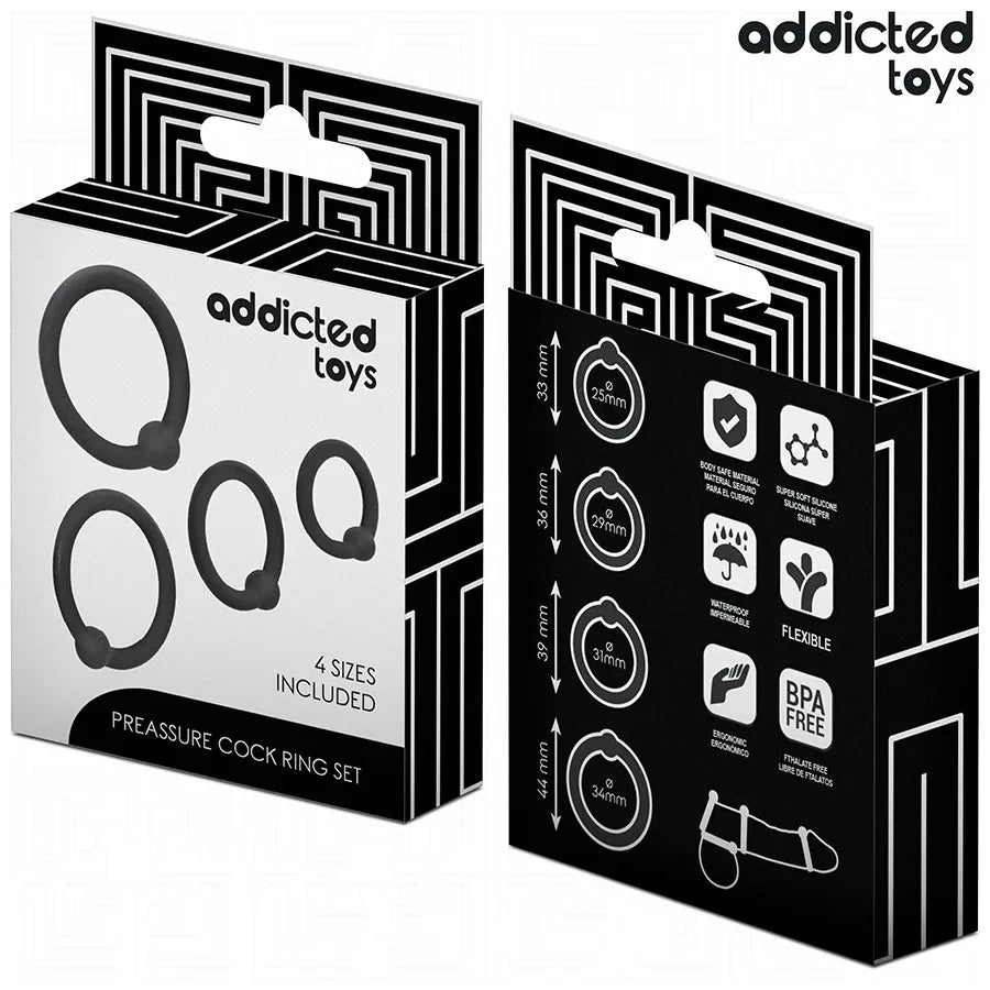 ADDICTED TOYS - SET AUS DRUCKRINGEN AUS SILIKON - Vanelion Paradise