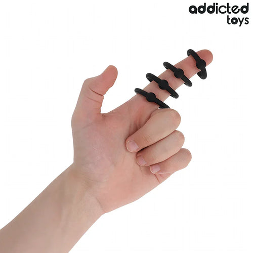 ADDICTED TOYS - SET AUS DRUCKRINGEN AUS SILIKON - Vanelion Paradise