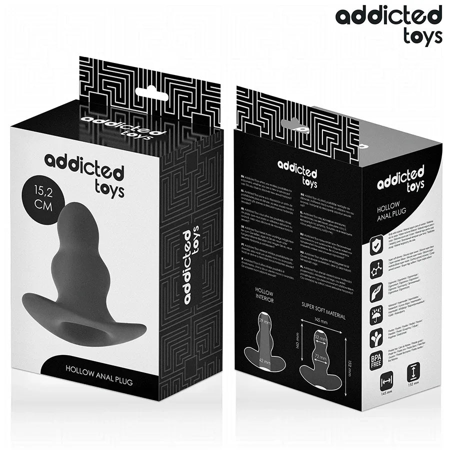 ADDICTED TOYS - HOHL ANAL PLUG GRÖSSE XXL 15,2 CM - Vanelion Paradise