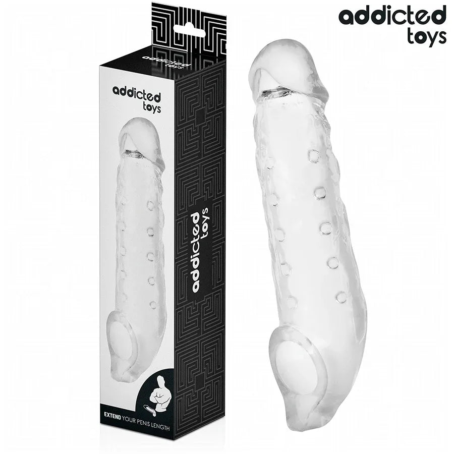 ADDICTED TOYS - TRANSPARENTE PENISVERLÄNGERUNG GRÖSSE S 23 CM - Vanelion Paradise