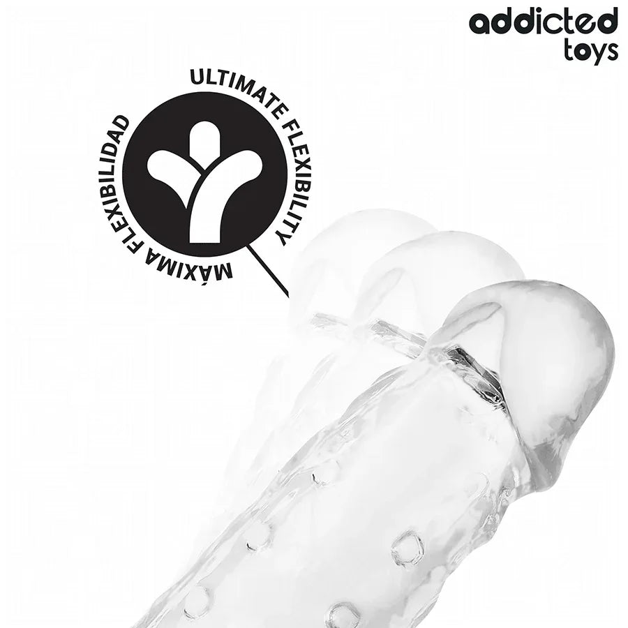 ADDICTED TOYS - TRANSPARENTE PENISVERLÄNGERUNG GRÖSSE S 23 CM - Vanelion Paradise