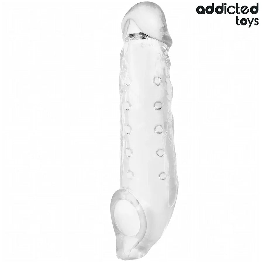 ADDICTED TOYS - TRANSPARENTE PENISHÜLSE GRÖSSE M 27 CM - Vanelion Paradise