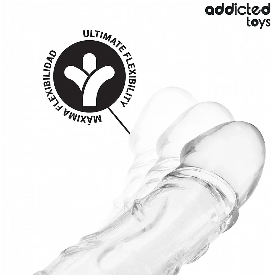ADDICTED TOYS - TRANSPARENTE PENISVERLÄNGERUNG 27 CM - Vanelion Paradise