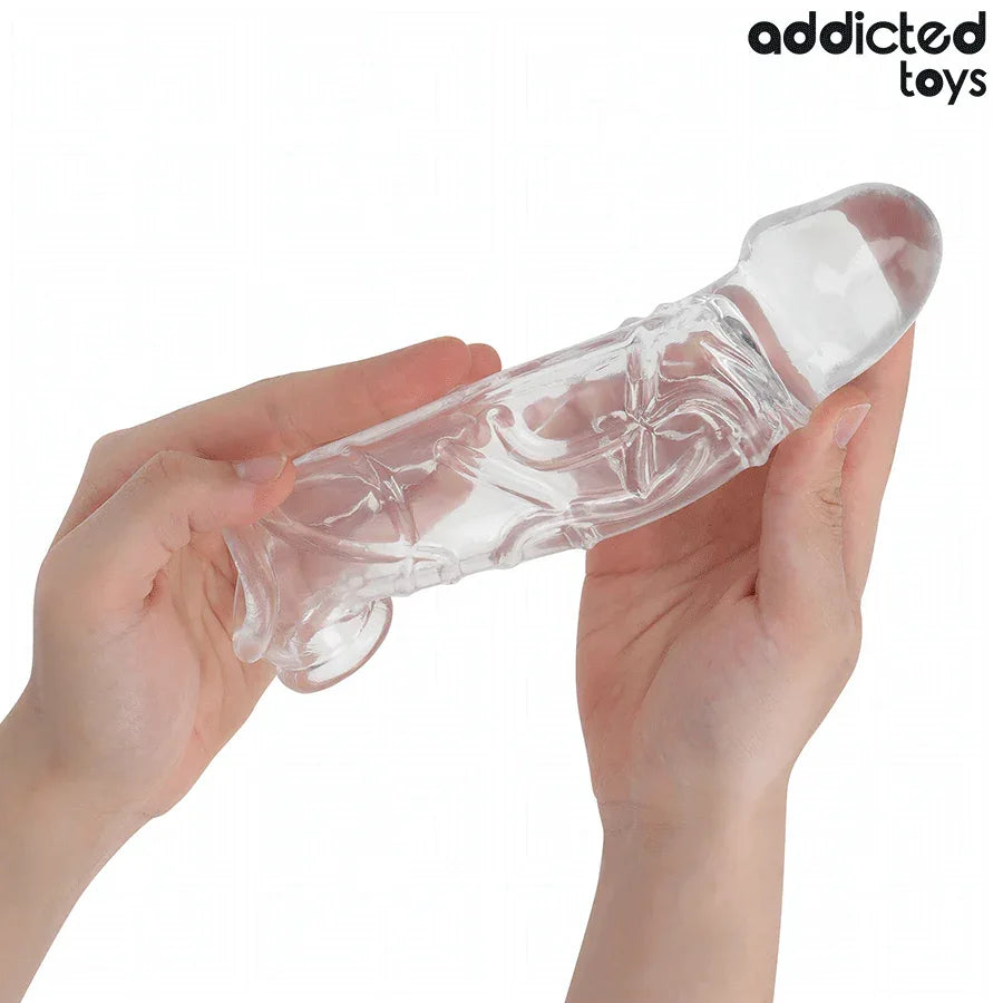 ADDICTED TOYS - TRANSPARENTE PENISVERLÄNGERUNG 27 CM - Vanelion Paradise