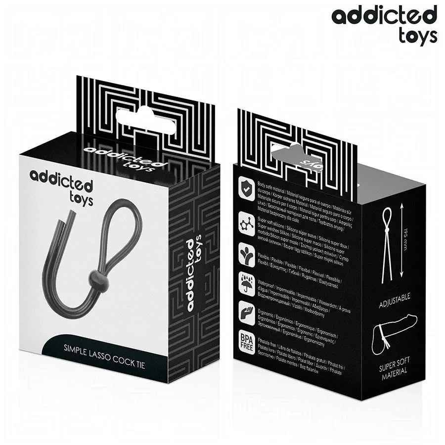 ADDICTED TOYS - SILIKONSEIL FÜR DEN EINZELSCHLEIFEN-PENIS - Vanelion Paradise
