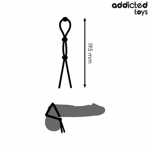 ADDICTED TOYS - SILIKONSEIL FÜR DEN TRIPLE LOOP PENIS - Vanelion Paradise
