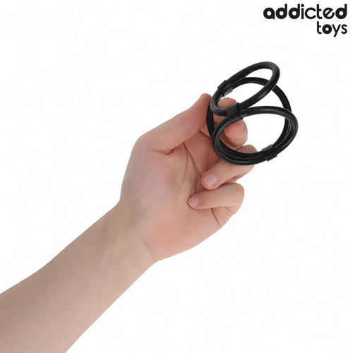 ADDICTED TOYS - DREIFACH-PENISRING - Vanelion Paradise