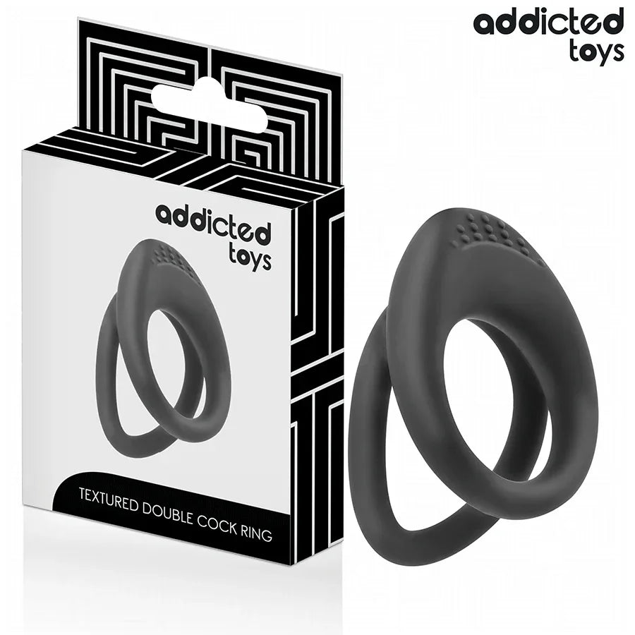 ADDICTED TOYS - DOPPELT STRUKTURIERTER PENISRING - Vanelion Paradise