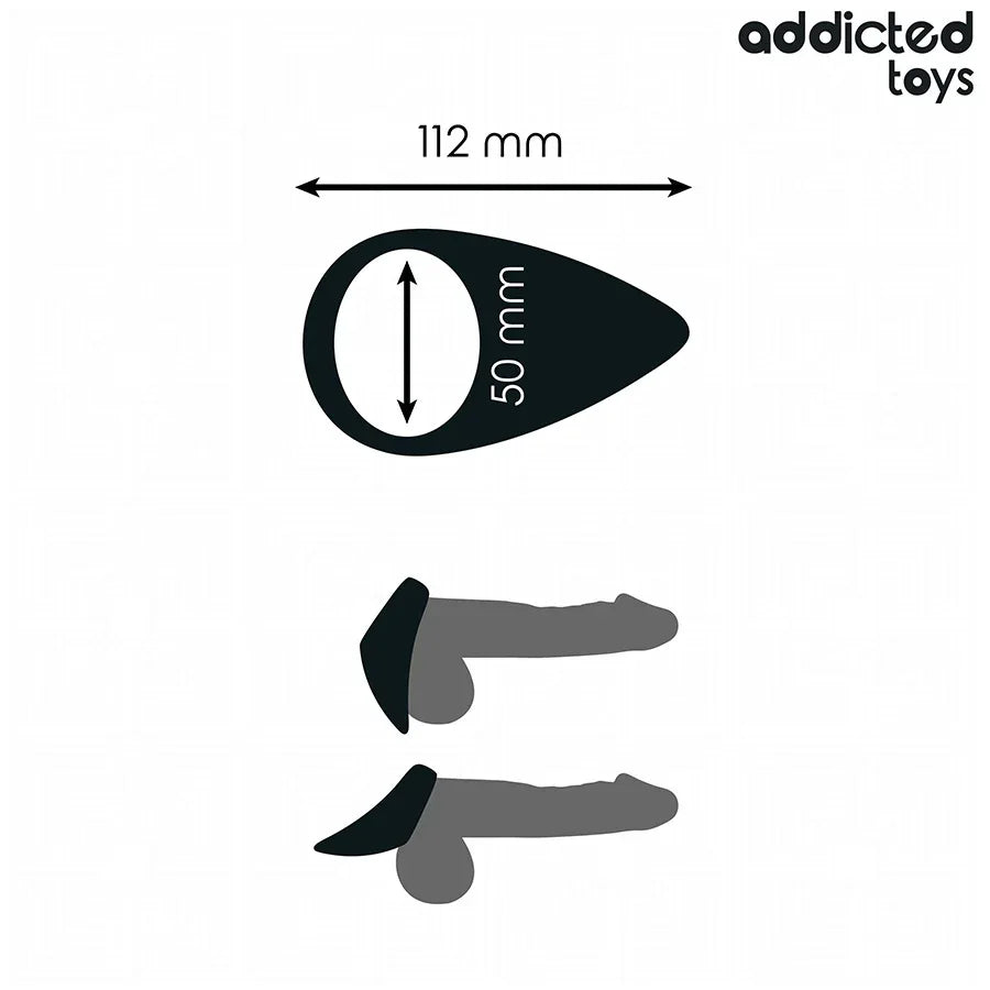 ADDICTED TOYS - TRÄNENFÖRMIGER PENISRING - Vanelion Paradise