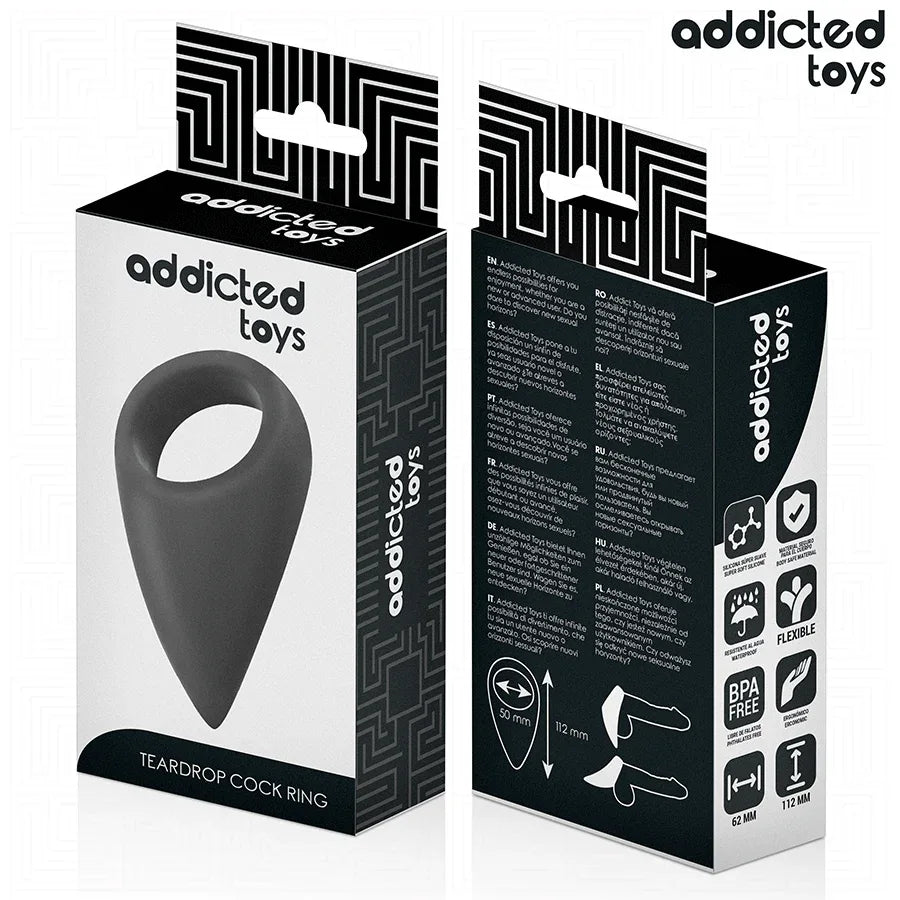 ADDICTED TOYS - TRÄNENFÖRMIGER PENISRING - Vanelion Paradise