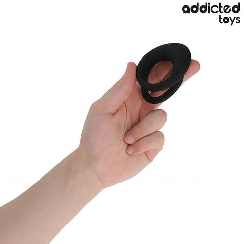 ADDICTED TOYS - DOPPELT STRUKTURIERTER PENISRING - Vanelion Paradise