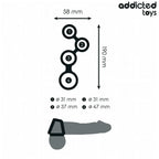 ADDICTED TOYS - PENISRING MIT TEILERN FÜR HODEN - Vanelion Paradise