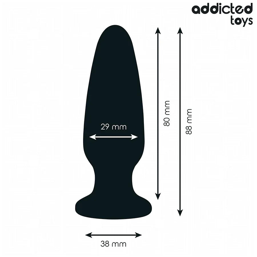 ADDICTED TOYS - ANAL PLUG MIT JUWEL GRÖSSE S 8,8 CM - Vanelion Paradise