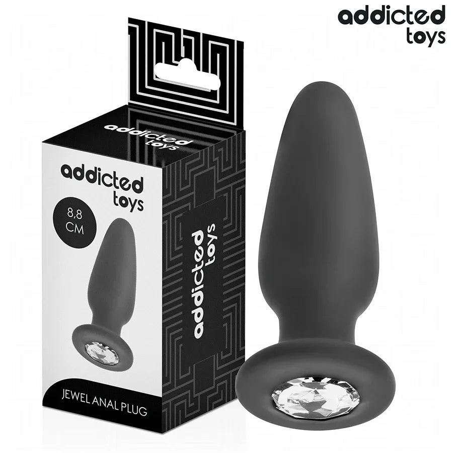 ADDICTED TOYS - ANAL PLUG MIT JUWEL GRÖSSE S 8,8 CM - Vanelion Paradise