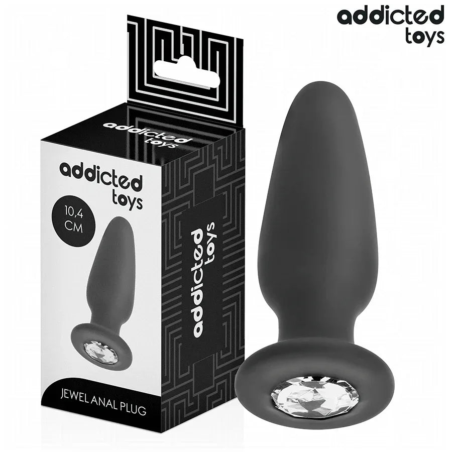 ADDICTED TOYS - ANAL PLUG MIT JUWEL GRÖSSE M 10,4 CM - Vanelion Paradise