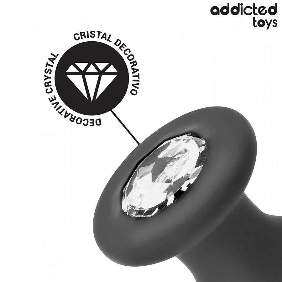 ADDICTED TOYS - ANAL PLUG MIT JUWEL GRÖSSE M 10,4 CM - Vanelion Paradise
