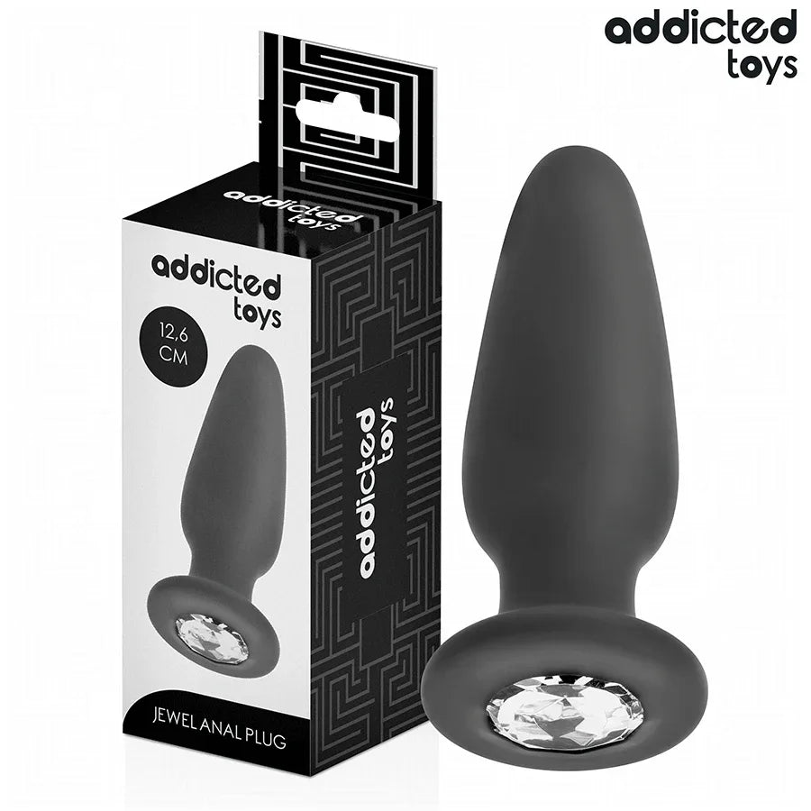 ADDICTED TOYS - ANAL PLUG MIT JUWEL GRÖSSE L 12,6 CM - Vanelion Paradise