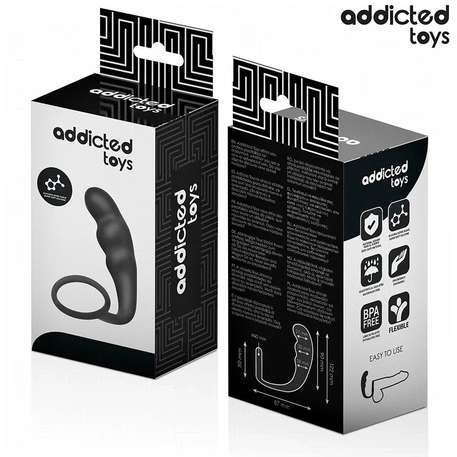 ADDICTED TOYS - ANALPLUG MIT RING MODELL 4 - Vanelion Paradise