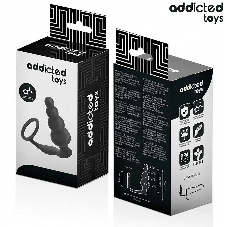 ADDICTED TOYS - ANALPLUG MIT RING MODELL 5 - Vanelion Paradise